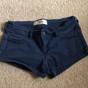 Hollister low rise jean shorts